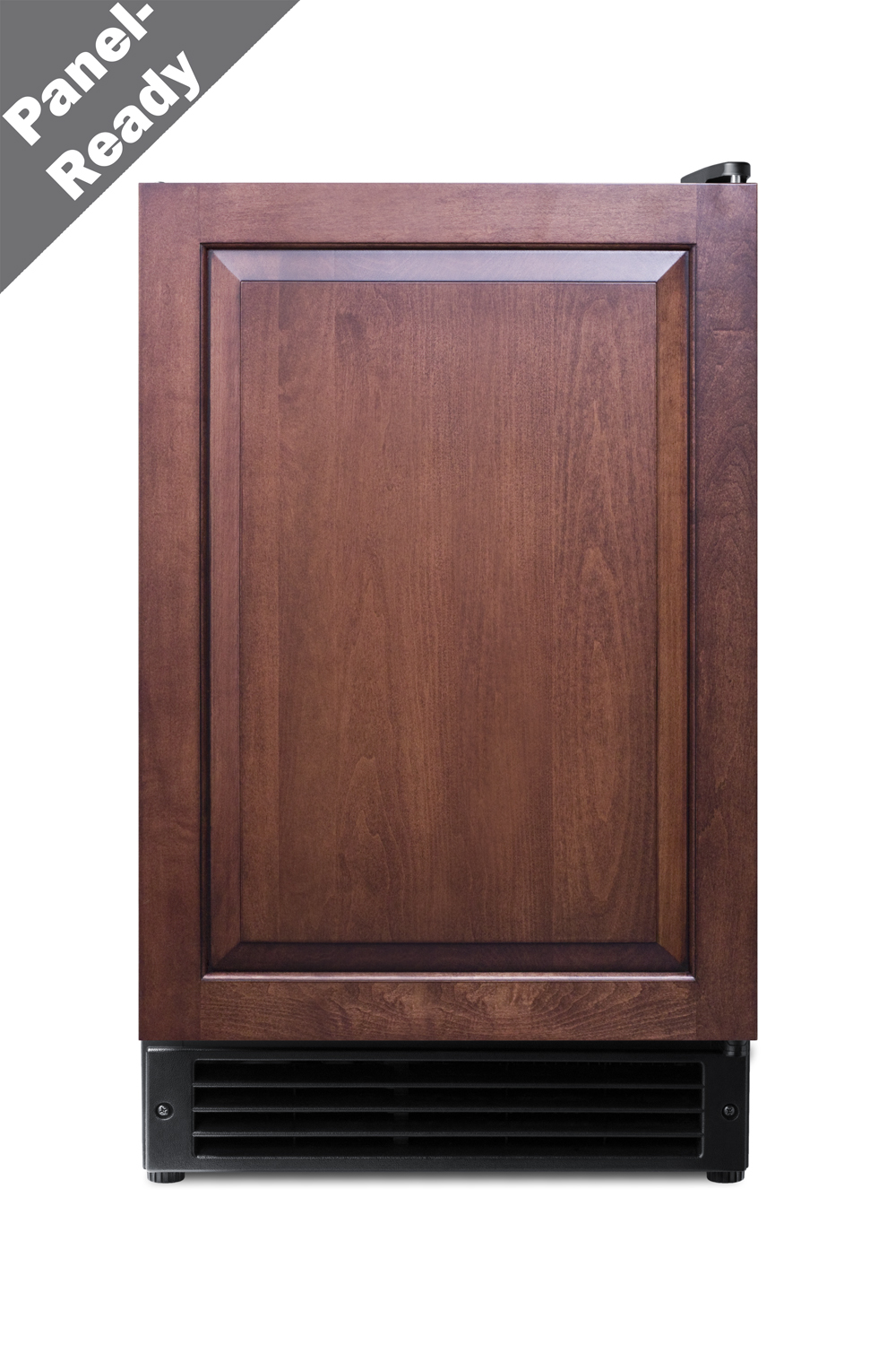 Built-in undercounter manual defrost icemaker with panel-ready door; no drain required